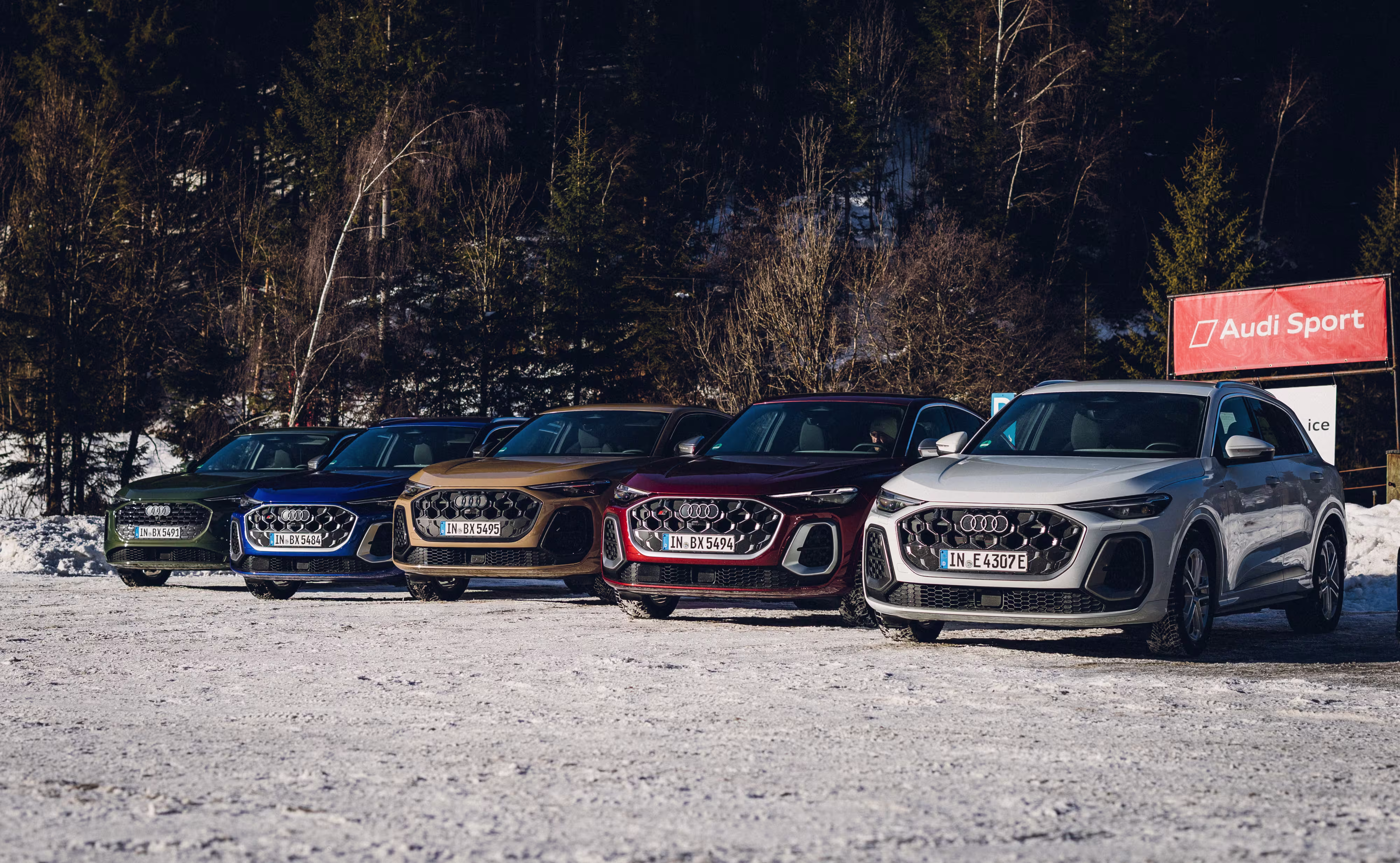 Audi Q5 em vista dianteira