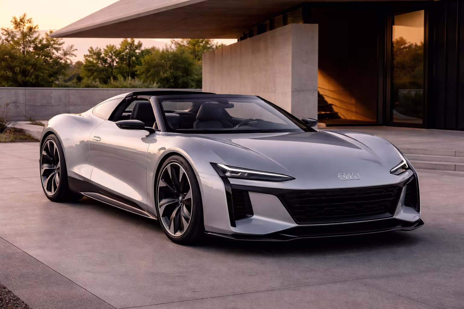 Audi Concept C na dianteira (arte ilustrativa)