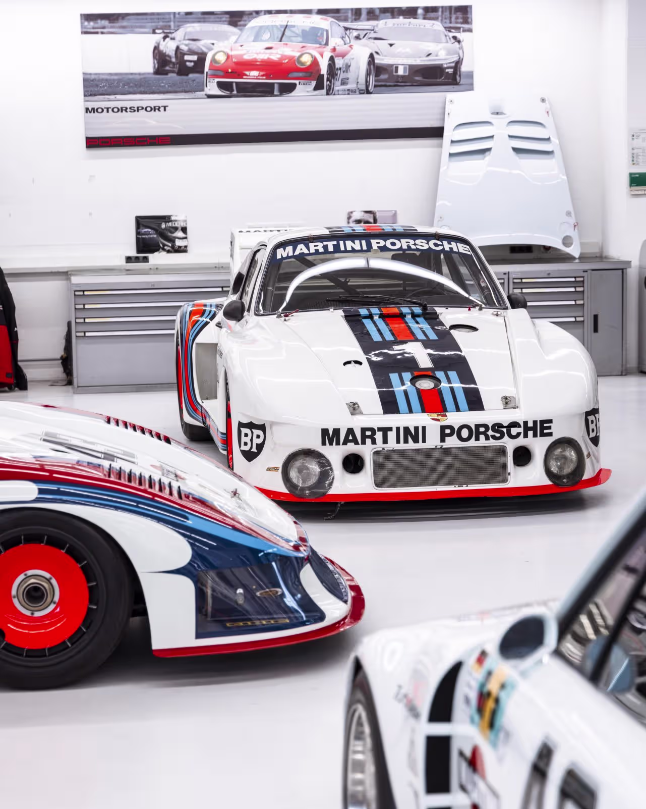 Porsche 935 em detalhe durante a série histórica da Porsche