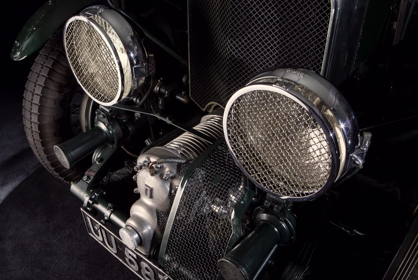 Detalhe do Bentley Blower em imagem oficial