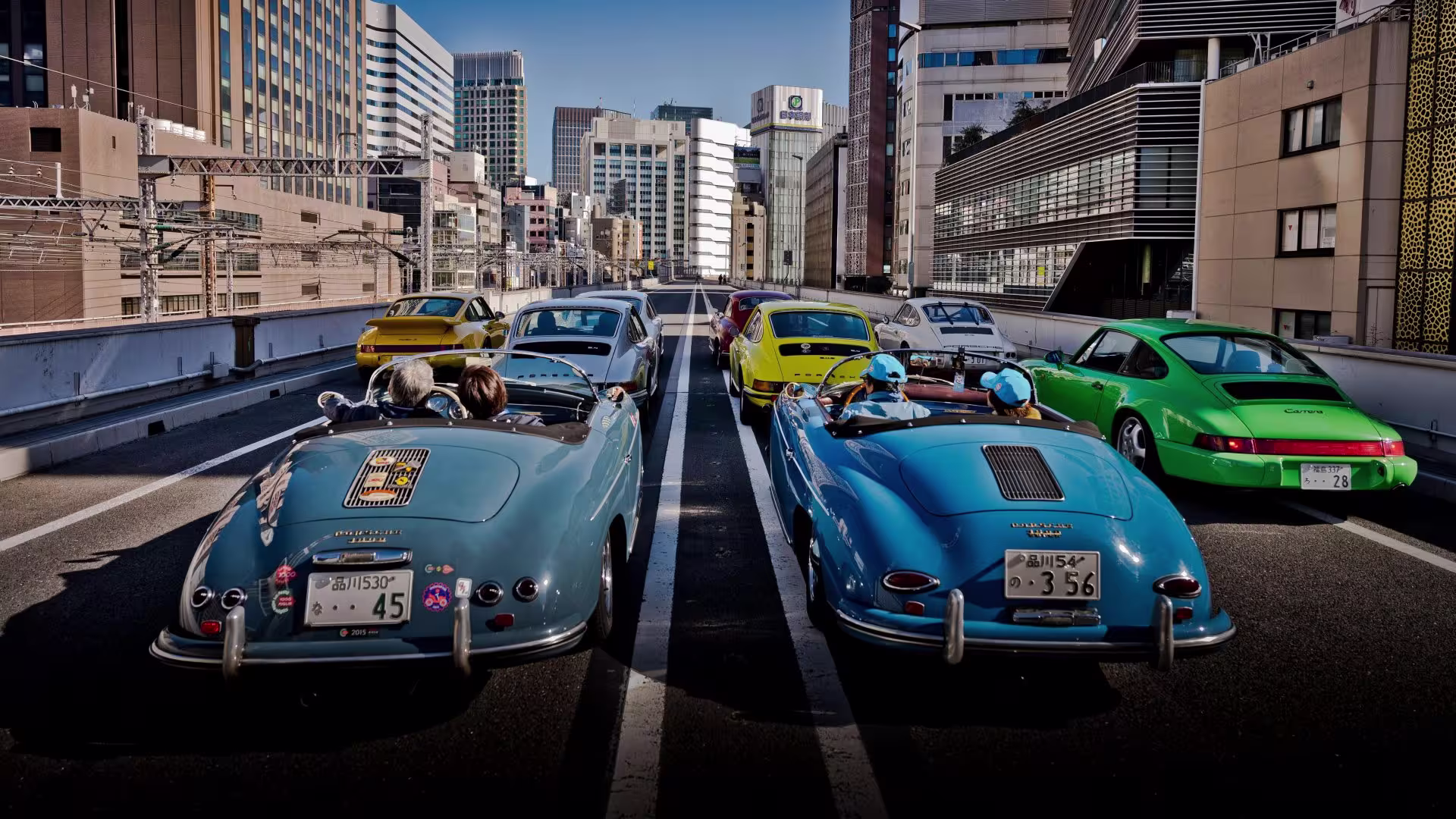 Porsches clássicos no Luft Tokyo: 910, 956, 935 e 911 contam a engenharia da marca