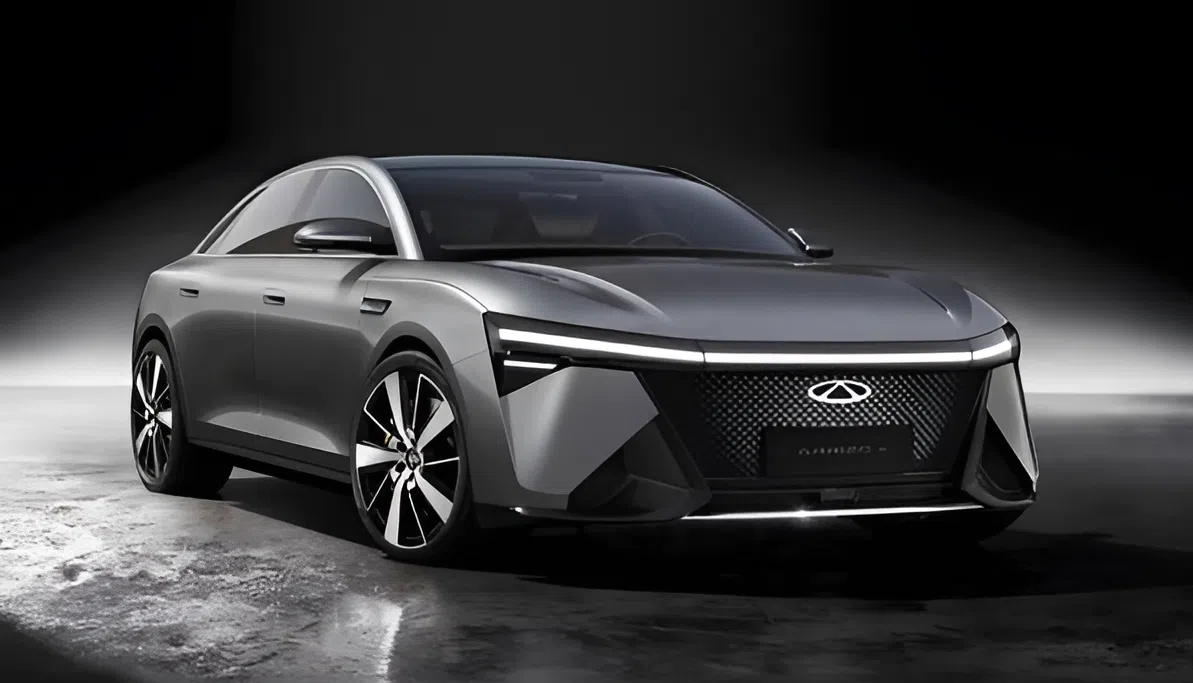 Chery Arrizo X Concept em vista dianteira lateral