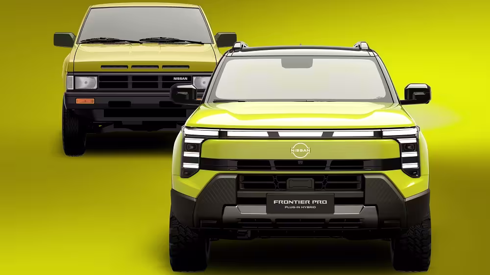 Nissan Frontier Pro PHEV em ação