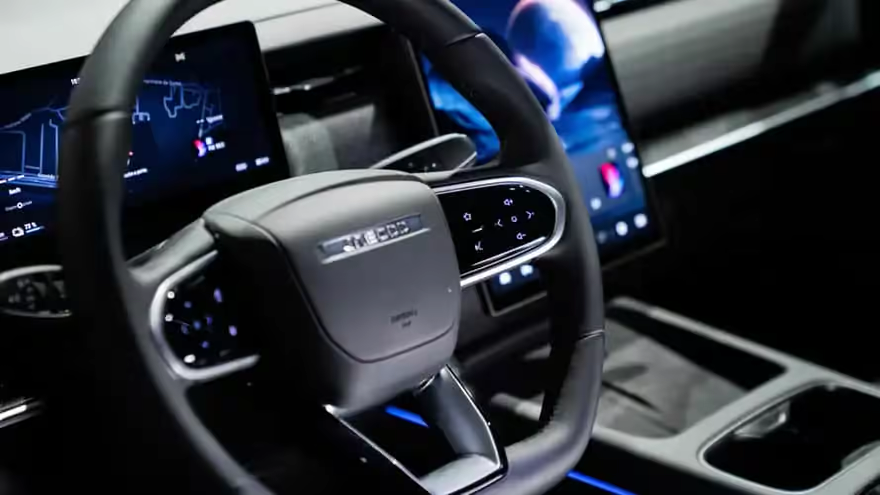 Volante e interior do Jaecoo 7 Elite PHEV