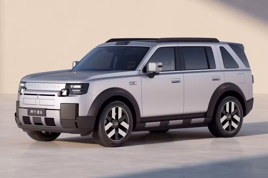 Freelander 8 estreia como SUV de seis lugares e autonomia estendida
