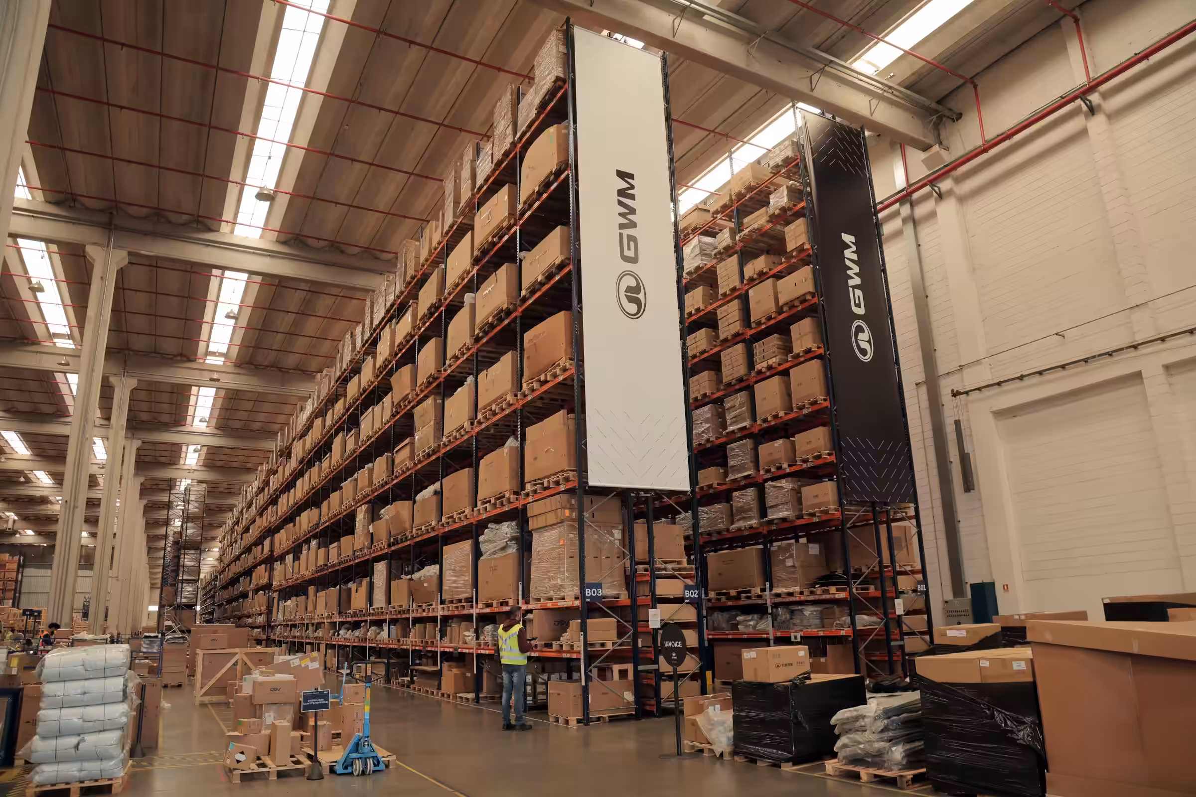 Centro de distribuição da GWM em Cajamar