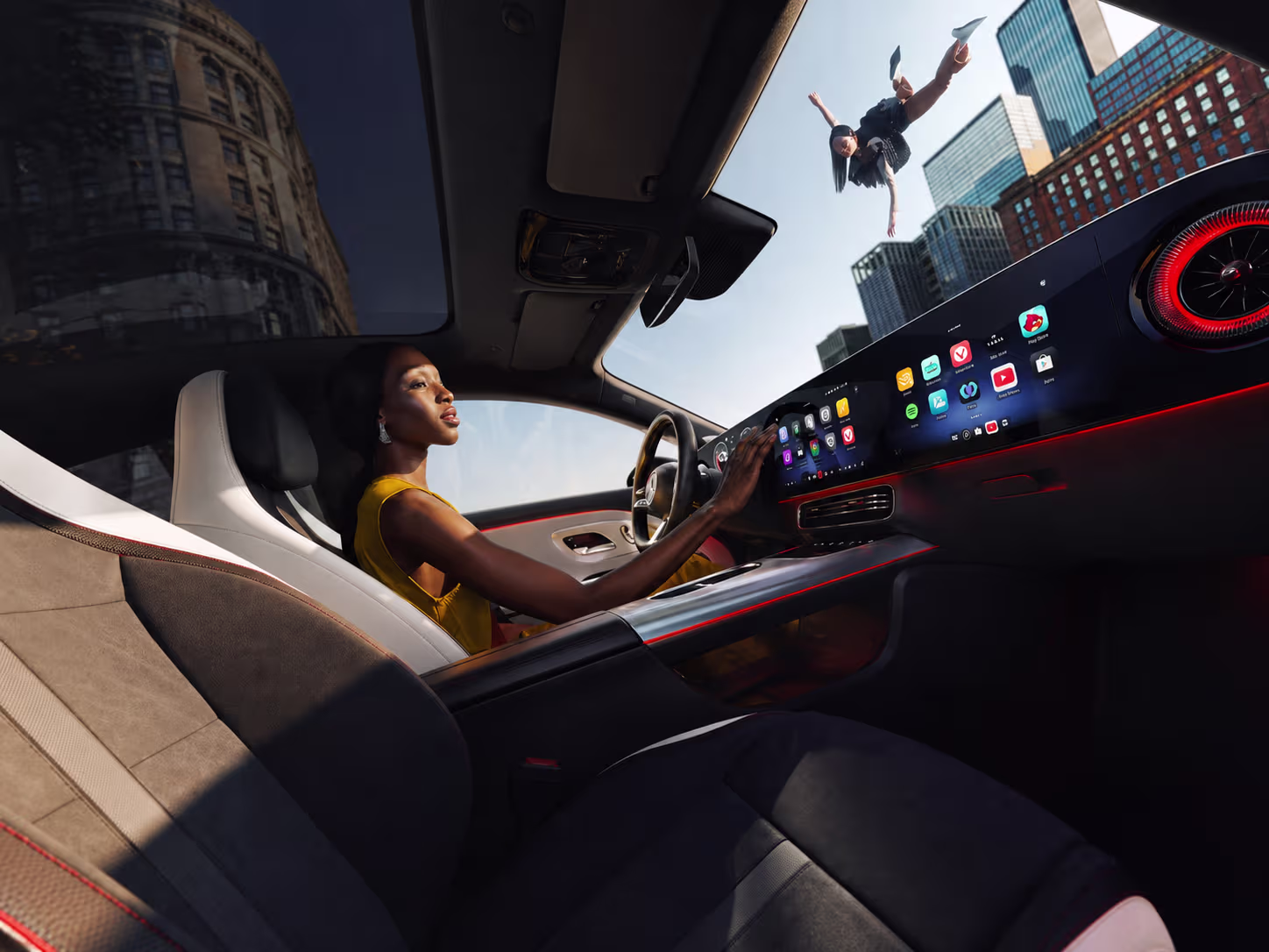 Painel digital Mercedes-Benz Hyperscreen