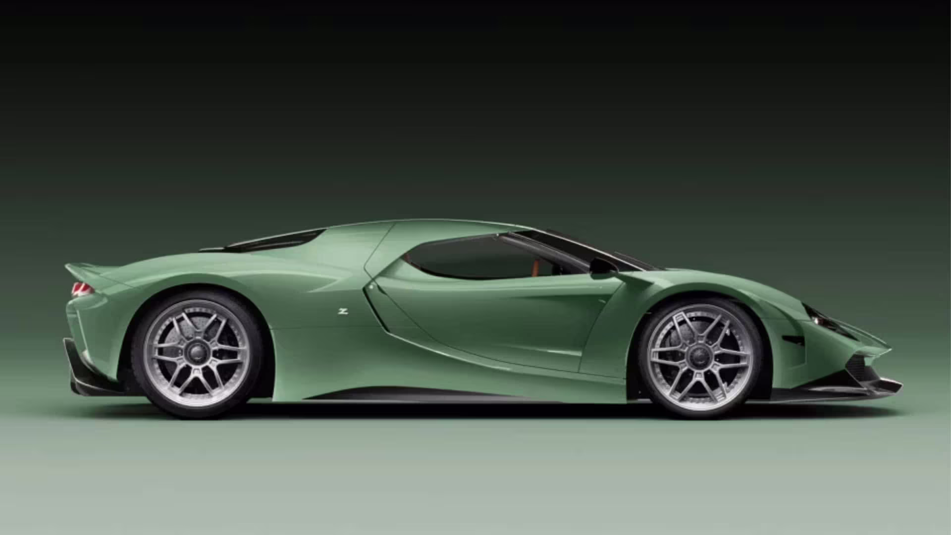 Perfil lateral do Capricorn 01 Zagato mostrando suas proporções