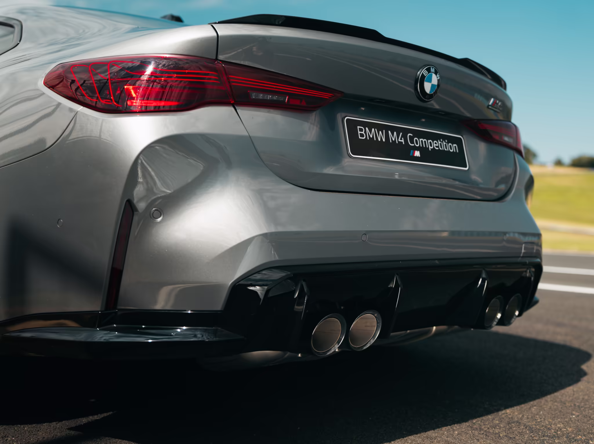 Traseira do BMW M4 Competition