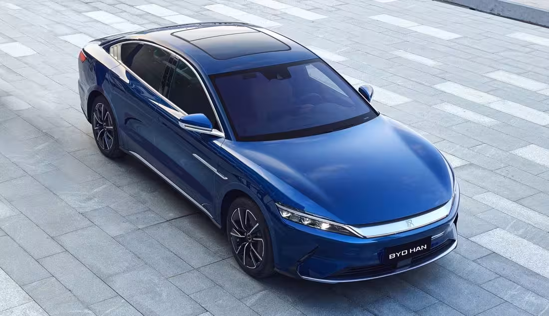 BYD Han em imagem de divulgação