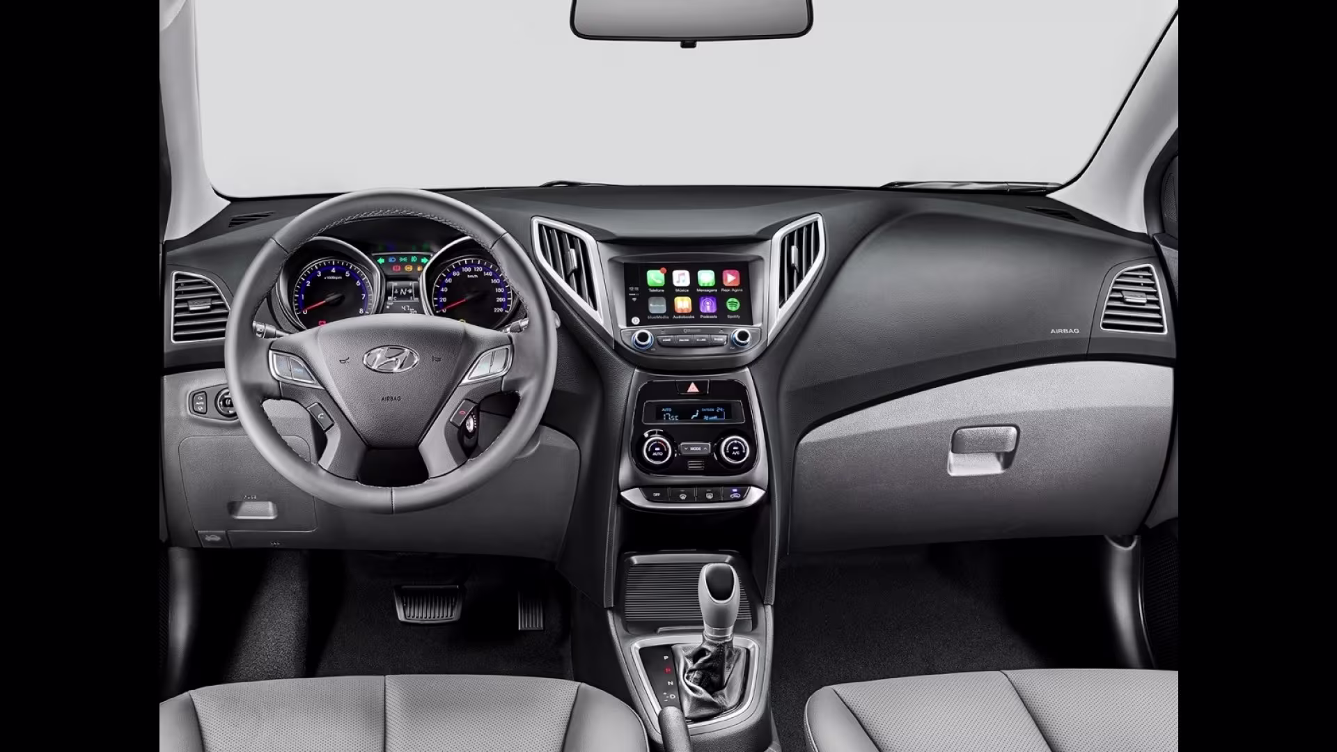 Interior do Hyundai HB20S 2016