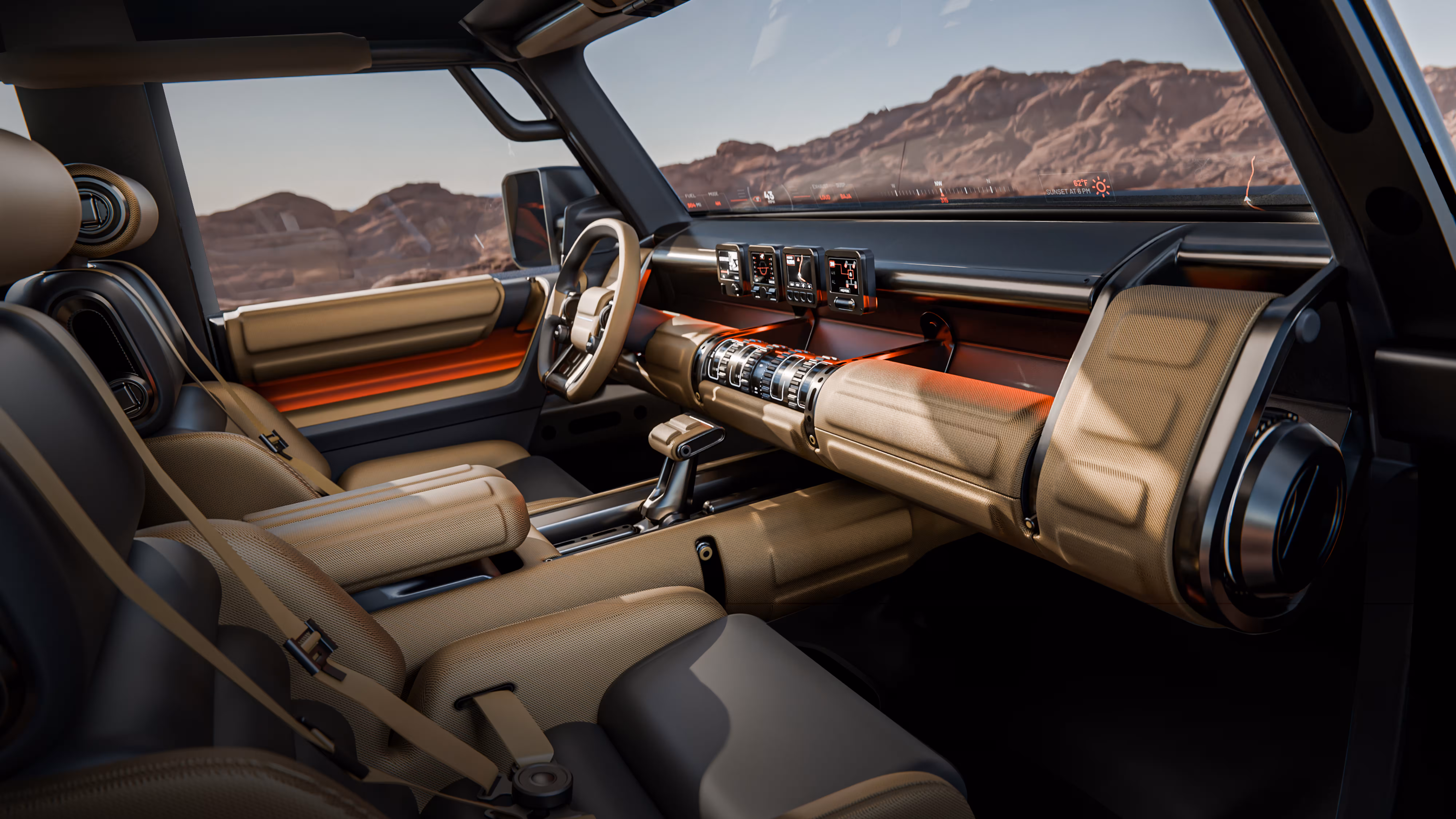 Interior do Hyundai Boulder Concept