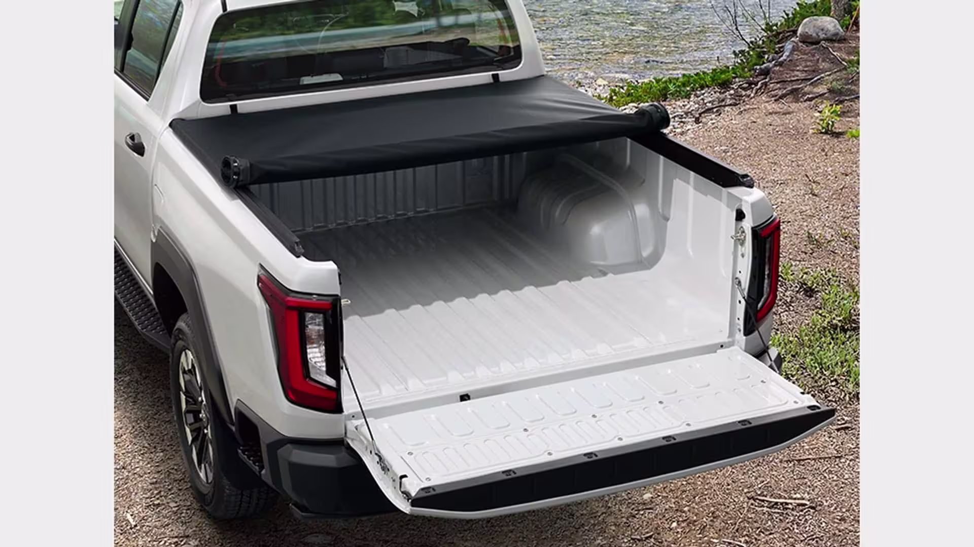 Caçamba da nova Toyota Hilux 2027 em imagem oficial