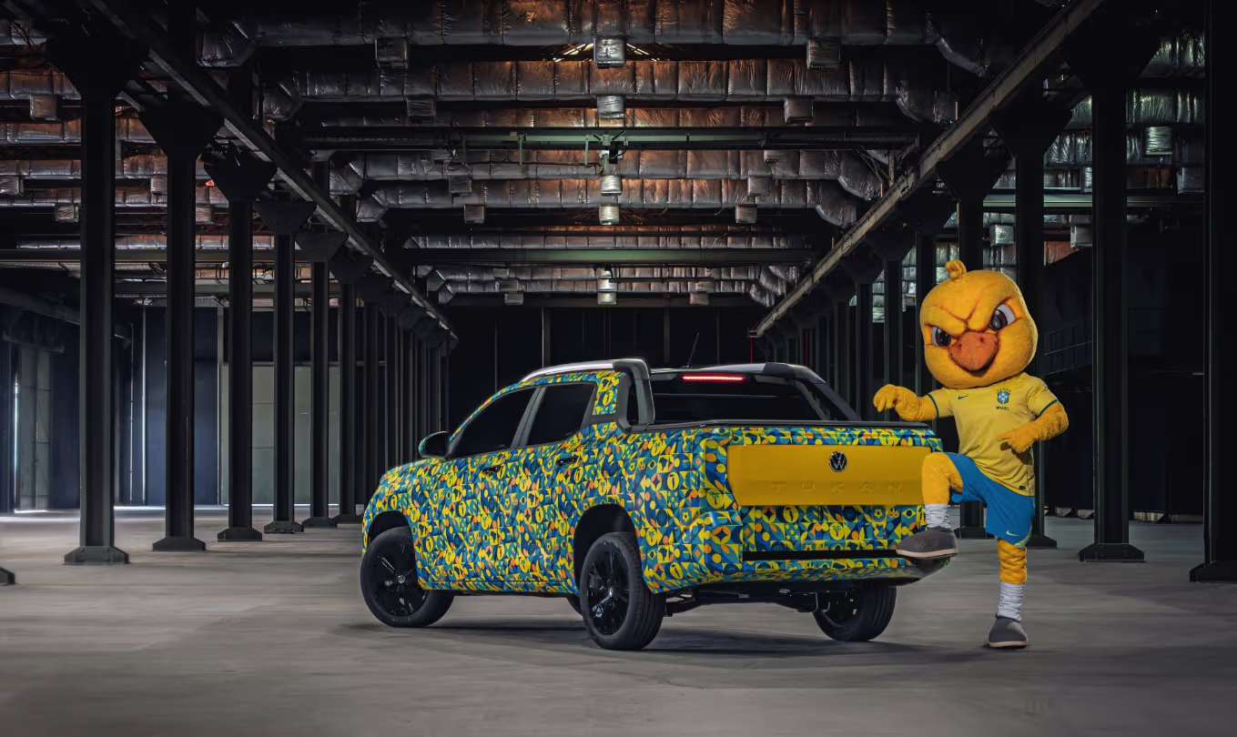 Nova Volkswagen Tukan em aparição pública ligada à convocação da Seleção Brasileira