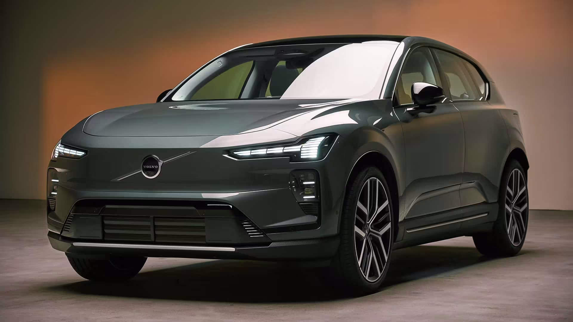 Volvo EX60 em movimento