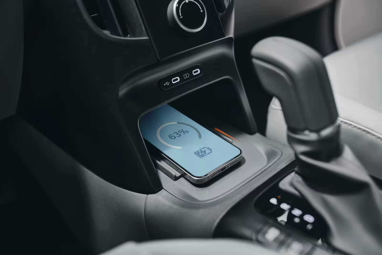 Carregador por indução do novo Hyundai i20