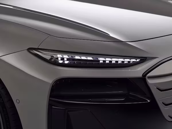 Assinatura luminosa da Audi A6 Avant e-tron