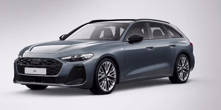 Dianteira da Audi A5 Avant com grade Singleframe