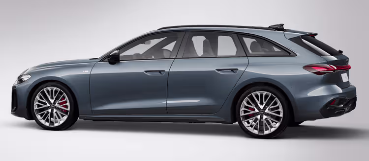 Audi A5 Avant em vista lateral