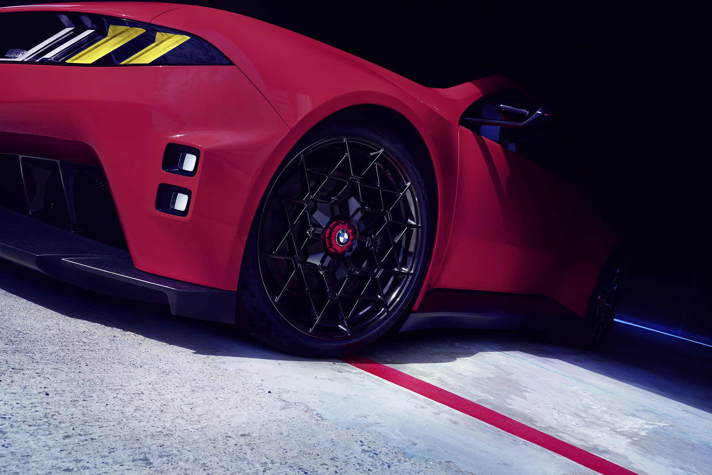 Roda com fixação central do BMW M Concept Neue Klasse