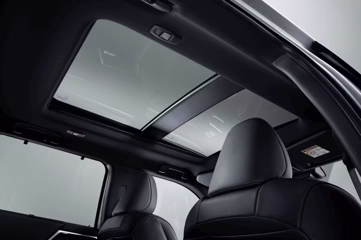 Teto panorâmico do Mitsubishi Outlander PHEV