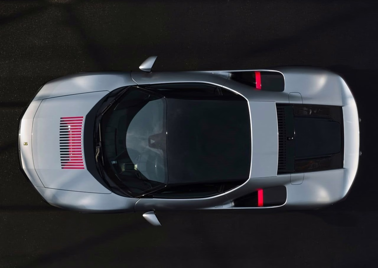 Ferrari CZ26 vista verticalmente de cima