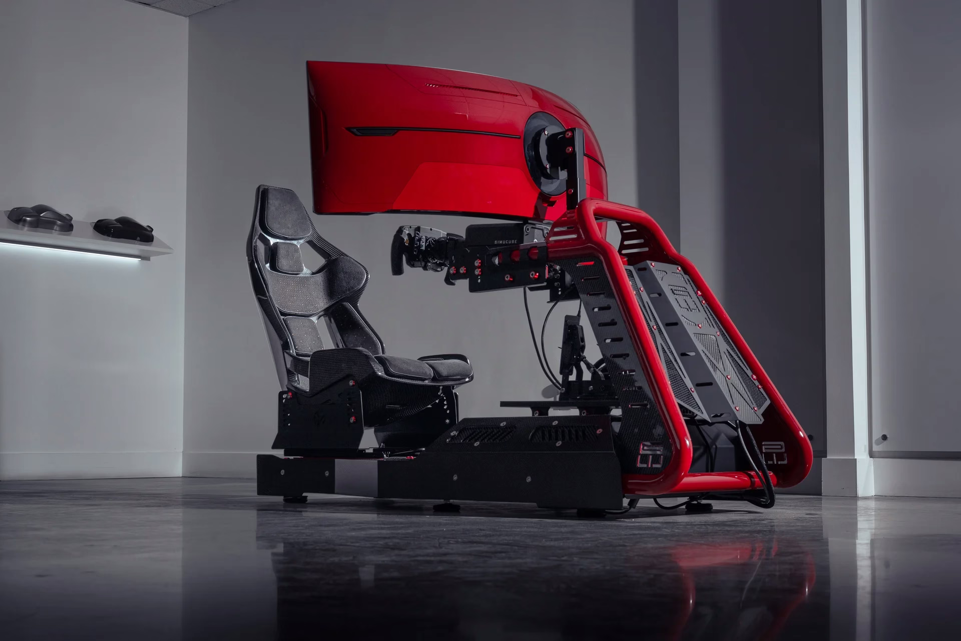 Simulador MYSIM criado para o Gunther Werks GXR-Evo visto de perfil