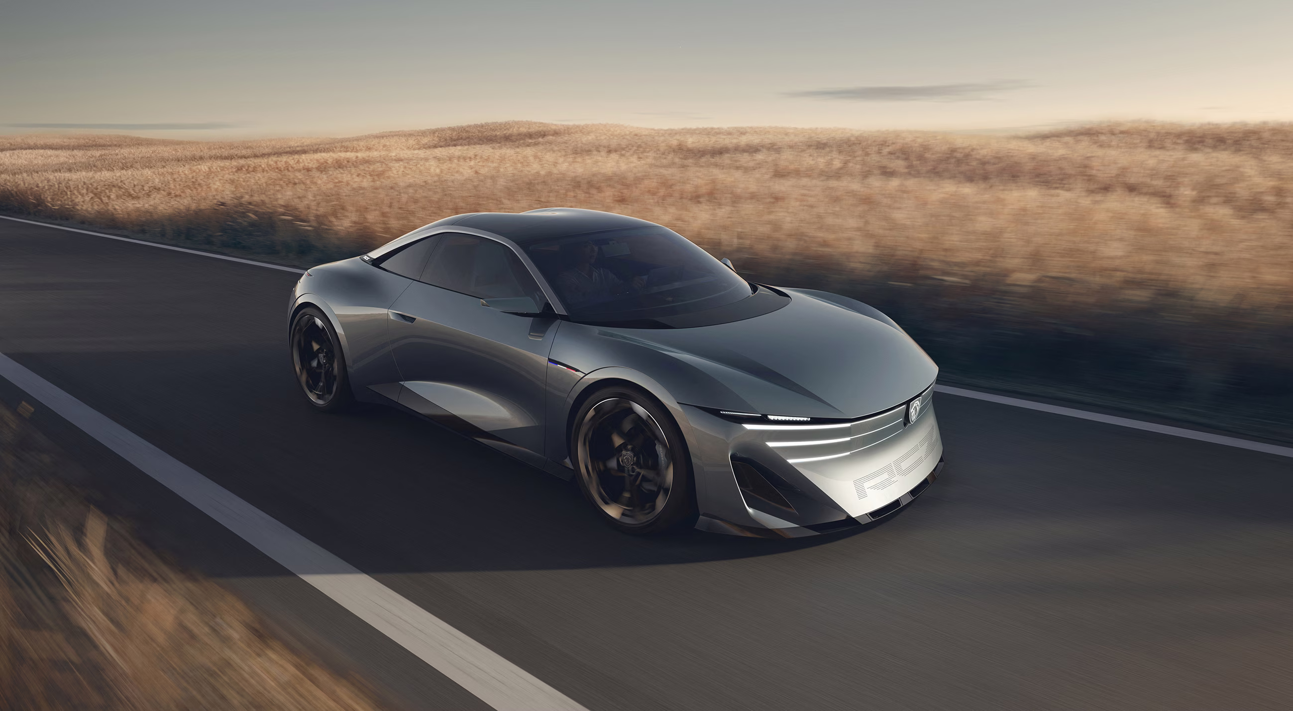 O perfil baixo é um dos elementos centrais da proposta grand touring, render de divulgação